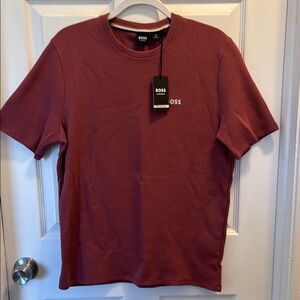Boss Red Short Sleeve Tee Classic Crew Neck